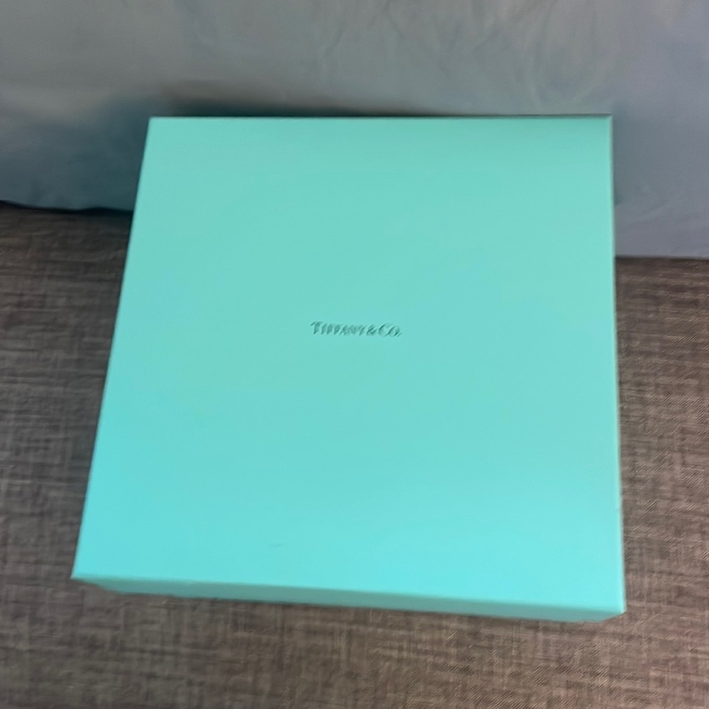 Authentic Tiffany gift box with duffle bag included